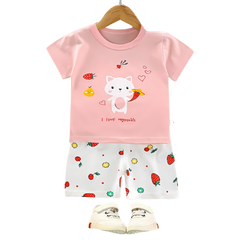 I LOVE VEGGIES SHORT SLEEVE SET KIDS WEAR