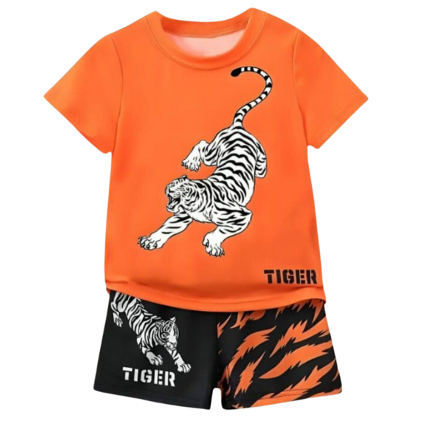 TIGER II SHORT SLEEVE SET KIDS WEAR