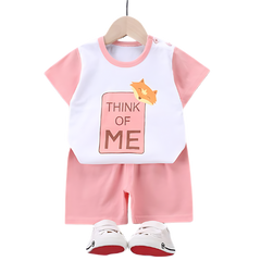 THINK OF ME SHORT SLEEVE SET KIDS WEAR