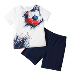 SOCCER SHORT SLEEVE SET KIDS WEAR