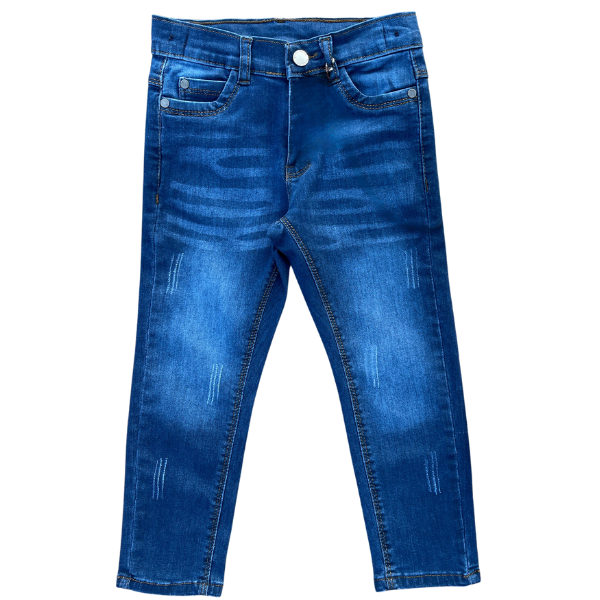 Regular Fit Blue Duo tone Denim Jeans