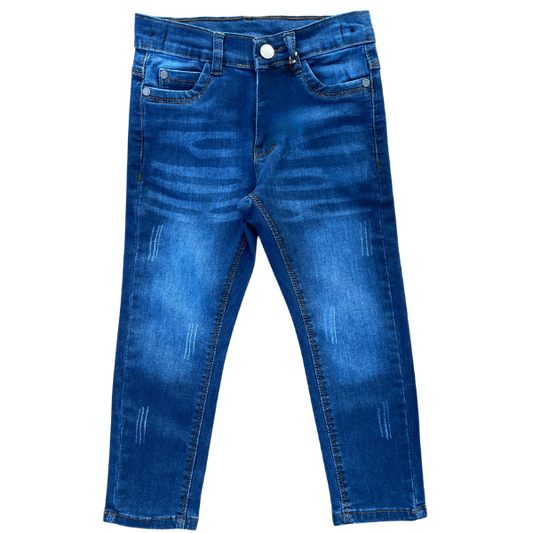 Regular Fit Blue Duo tone Denim Jeans