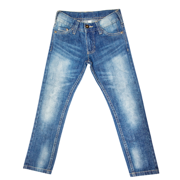 Regular Fit Light Blue Duo tone Denim Jeans