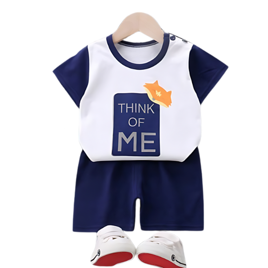 THINK OF ME SHORT SLEEVE SET KIDS WEAR