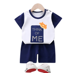 THINK OF ME SHORT SLEEVE SET KIDS WEAR