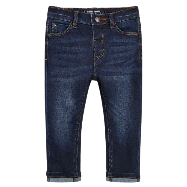 Regular Fit Dark Blue Duo tone Denim Jeans