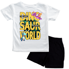 DINOSAUR World Shirt with BLACK Short Set