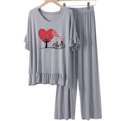 Grey frock flapper style Loungewear - AL TAQWA