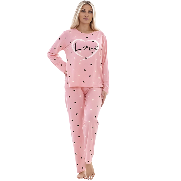 Pink Love Women Nightsuit PJ - AL TAQWA