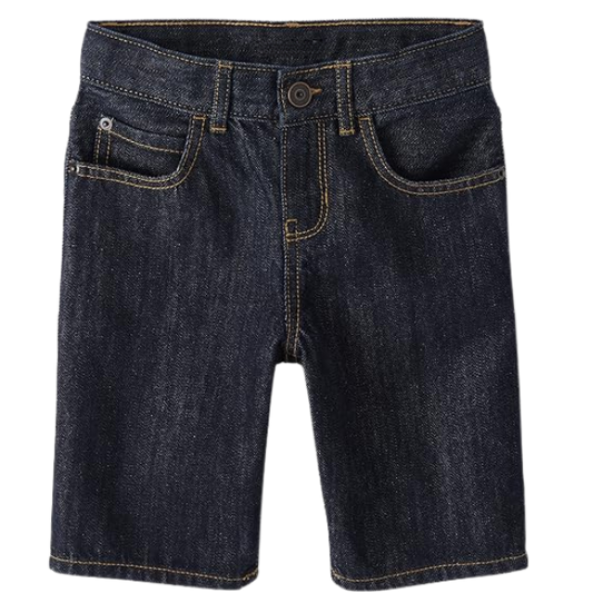 Kids Denim Regid Short - Black