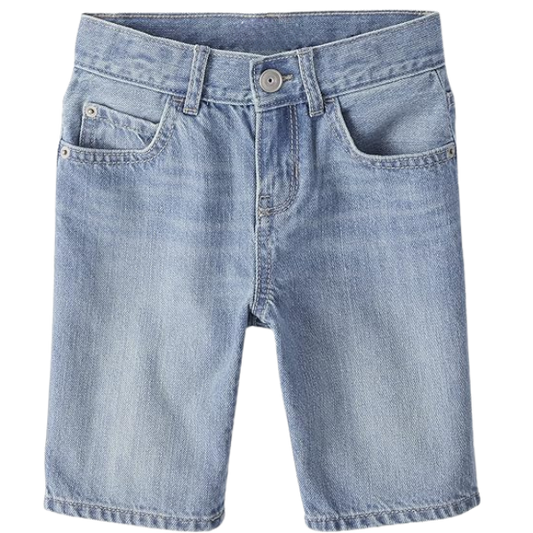 Kids Denim Rigid Short - Light blue