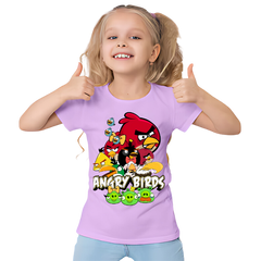 Angry Birds Printed T Shirt For Kids