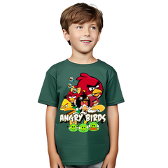 Angry Birds Printed T Shirt For Kids