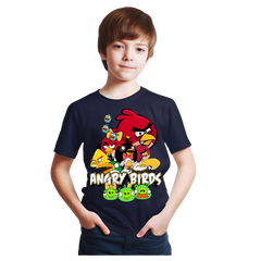 Angry Birds Printed T Shirt For Kids