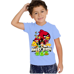 Angry Birds Printed T Shirt For Kids