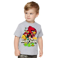 Angry Birds Printed T Shirt For Kids