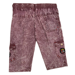 RED MARBLE SOFT COTTON SHORT