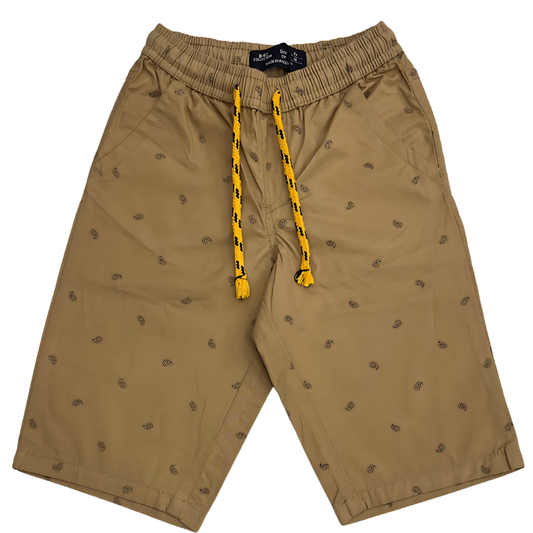 KIDS KHAKI COTTON SHORT