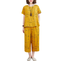 Printed Capri PJ Nightsuit - AL TAQWA