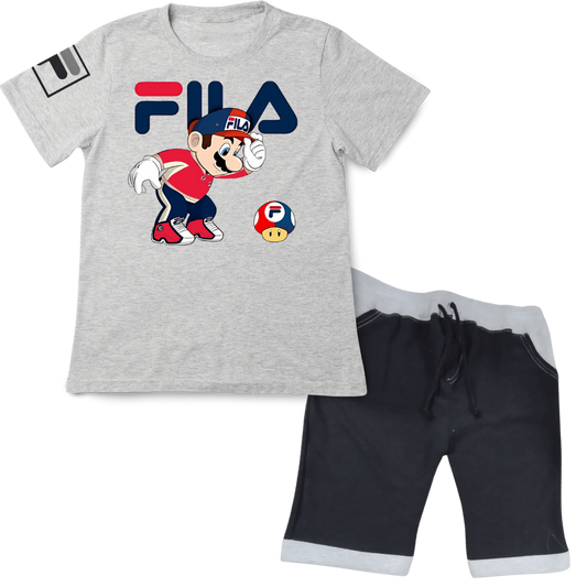 FILA SHIRT AND SHORT SET