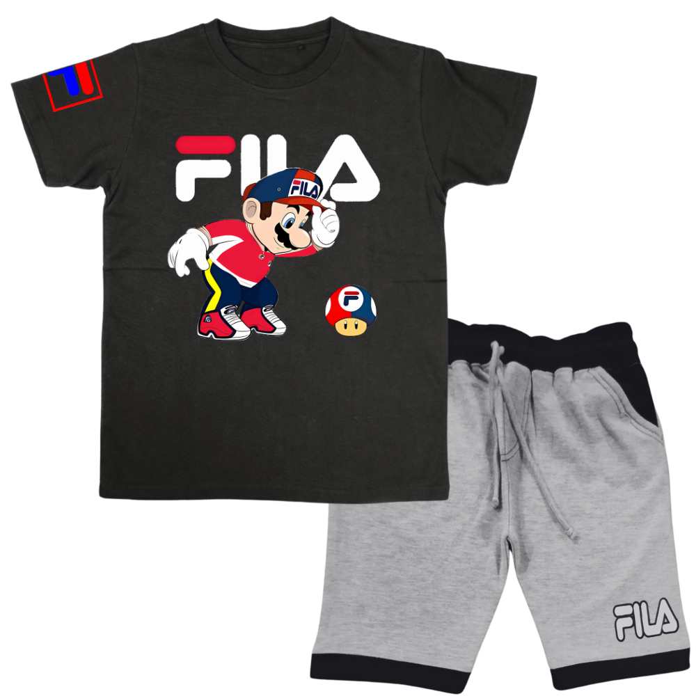 FILA SHIRT AND SHORT SET