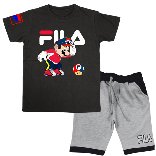 FILA SHIRT AND SHORT SET