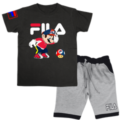 FILA SHIRT AND SHORT SET