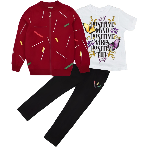 POSITIVE MIND.. JACKET SET