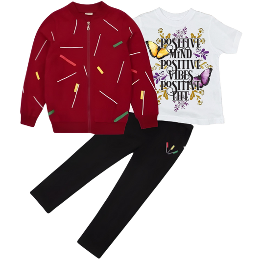 POSITIVE MIND.. JACKET SET