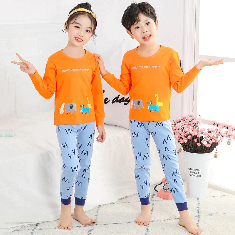 Orange More Love More Happy Kids wear - AL TAQWA