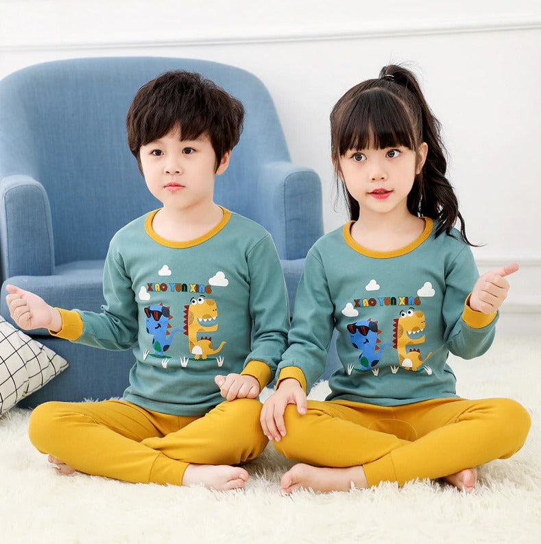 Mustard Dino Kids wear - AL TAQWA