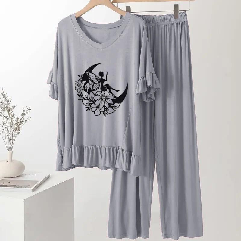 Grey frock flapper style Loungewear - AL TAQWA