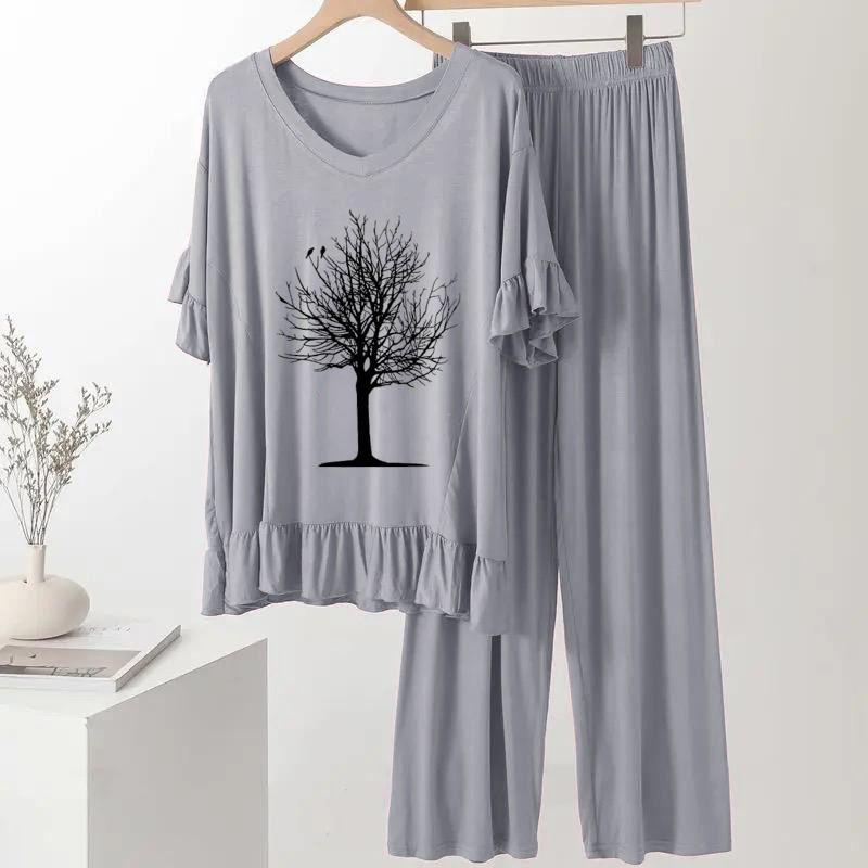 Grey frock flapper style Loungewear - AL TAQWA