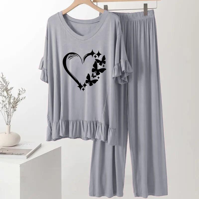 Grey frock flapper style Loungewear - AL TAQWA