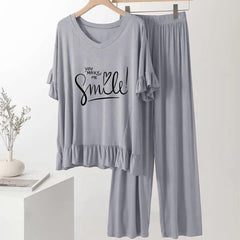 Grey frock flapper style Loungewear - AL TAQWA