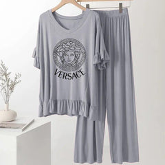 Grey frock flapper style Loungewear - AL TAQWA