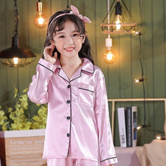 Pink Kids Silk Night wear - AL TAQWA